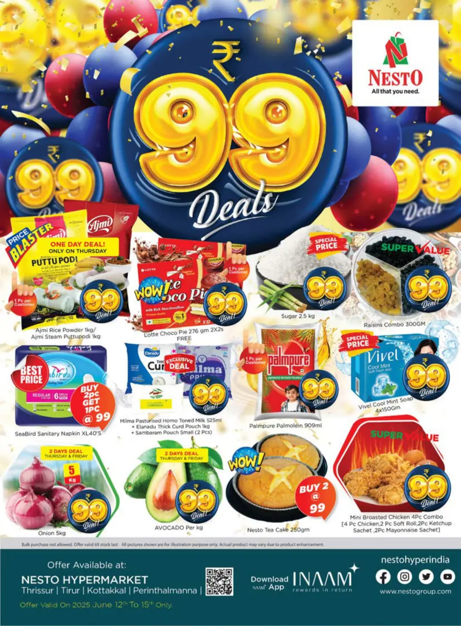 99 Deals In Nesto Hypermarket Thrissur