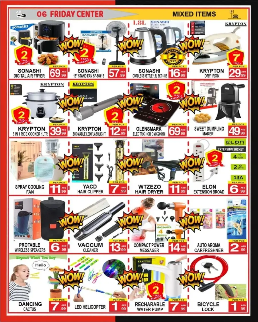Deal of The Week In Friday Center Sharjah / Ajman