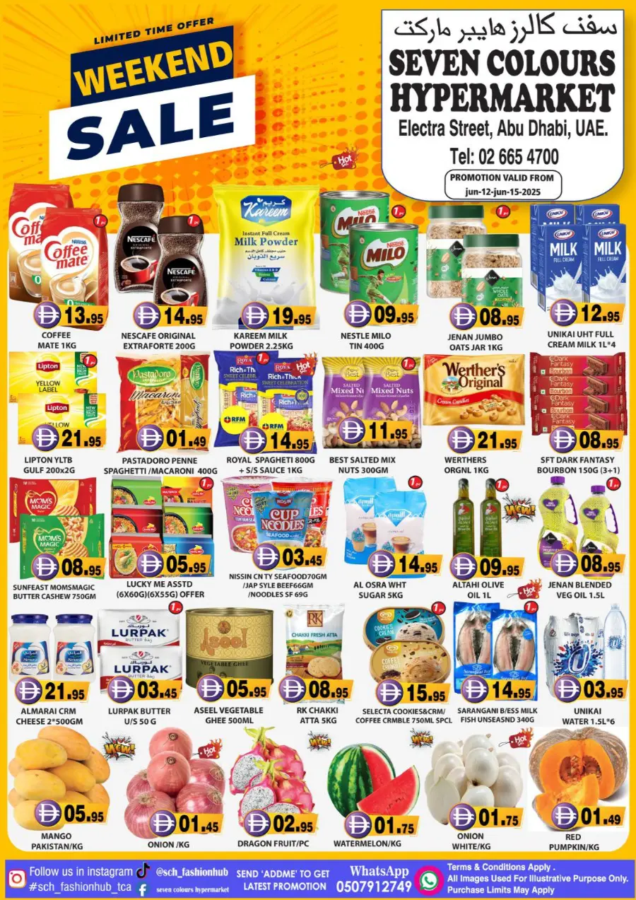 Weekend fresh deal In Seven Colours Abu Dhabi