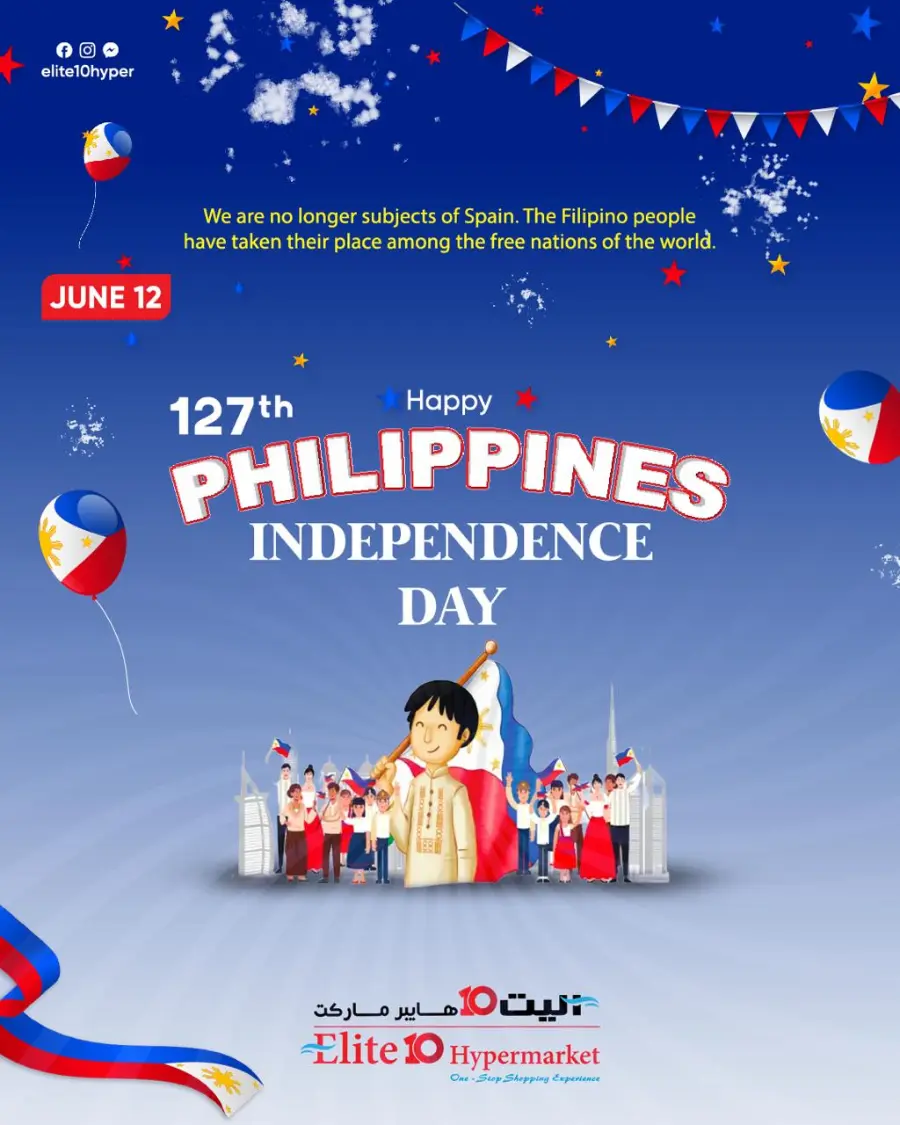 Philippines Independence Day! In Elite10 Hypermarket undefined