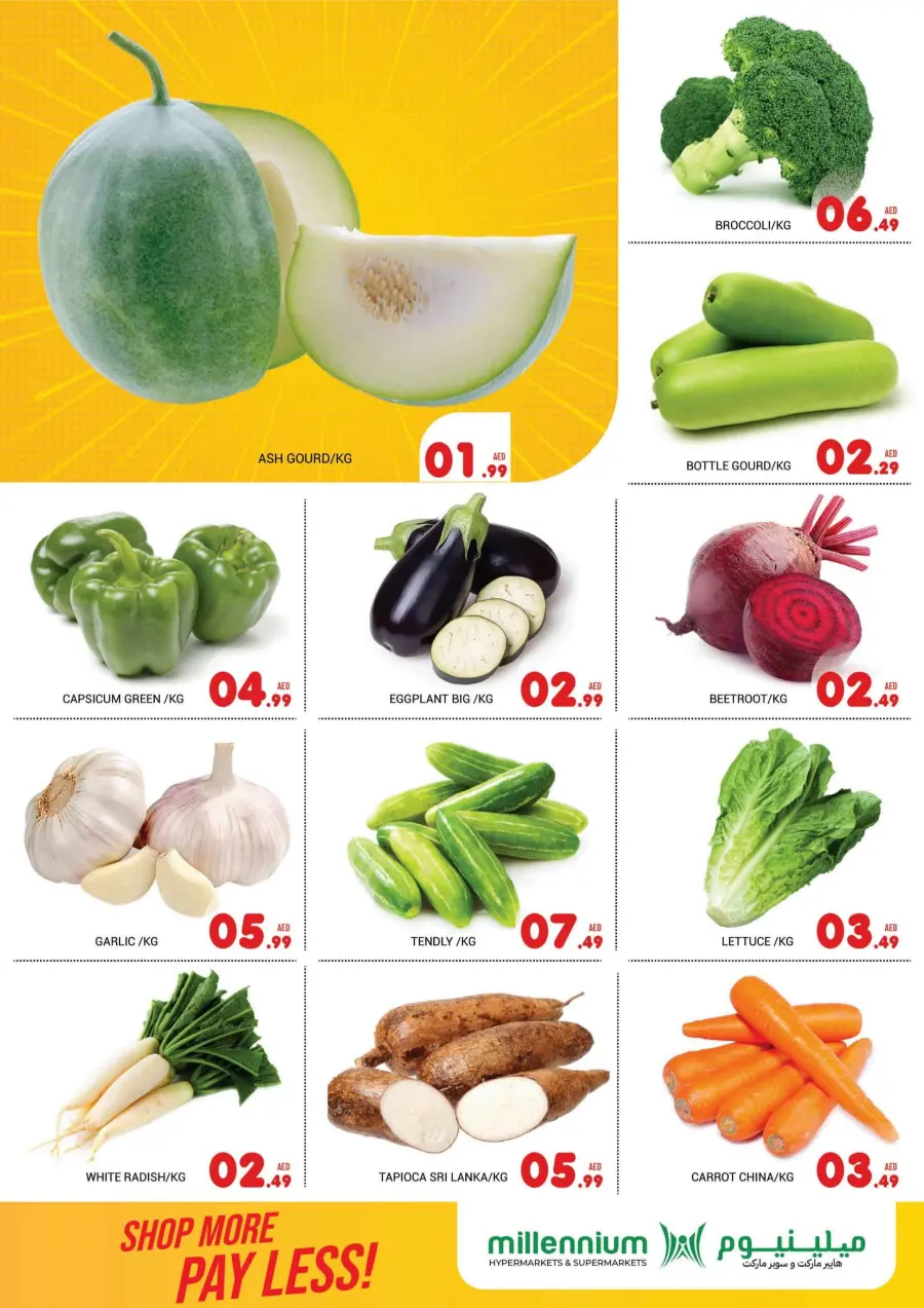 Shop More, Pay Less! In Millennium Hypermarket Abu Dhabi