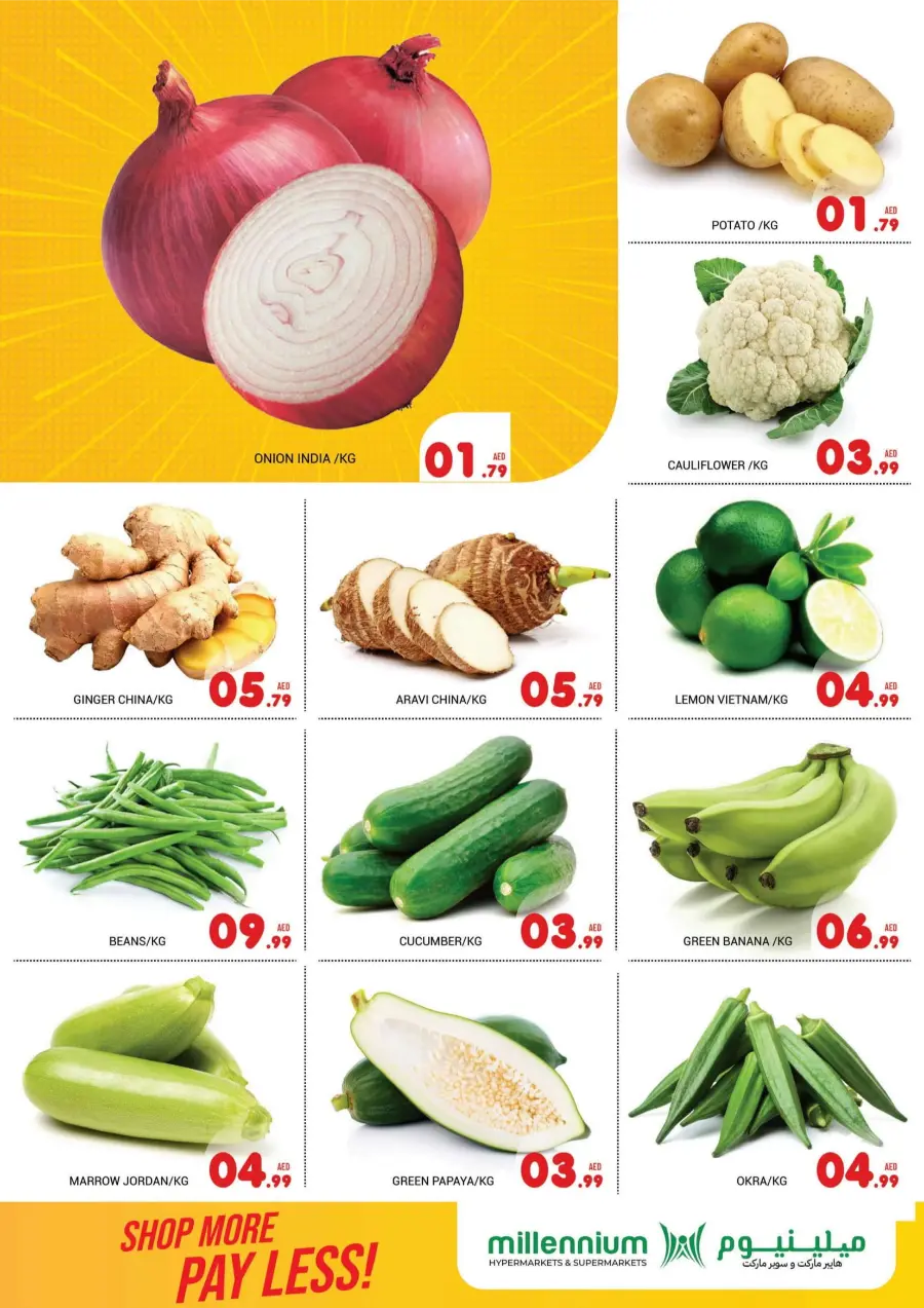 Shop More, Pay Less! In Millennium Hypermarket Abu Dhabi