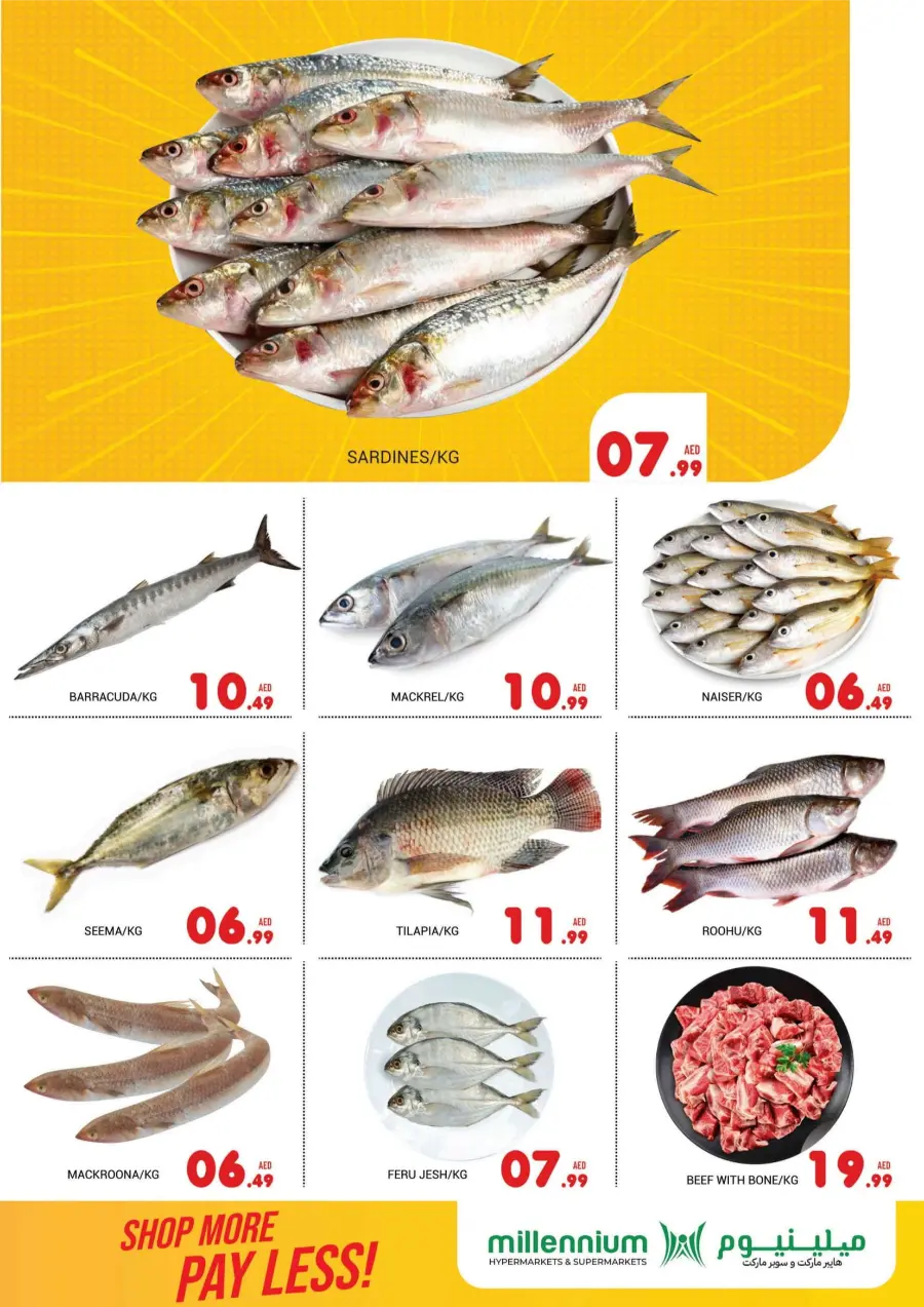 Shop More, Pay Less! In Millennium Hypermarket Abu Dhabi