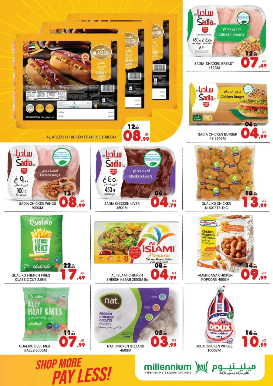 Shop More, Pay Less! In Millennium Hypermarket Abu Dhabi