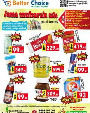 Friday Offer In Better Choice Malappuram