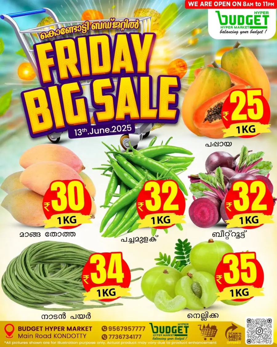 Friday Offer In Budget Hypermarket Malappuram