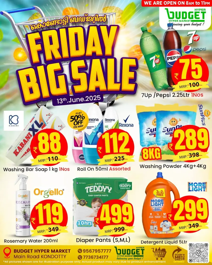 Friday Offer In Budget Hypermarket Malappuram