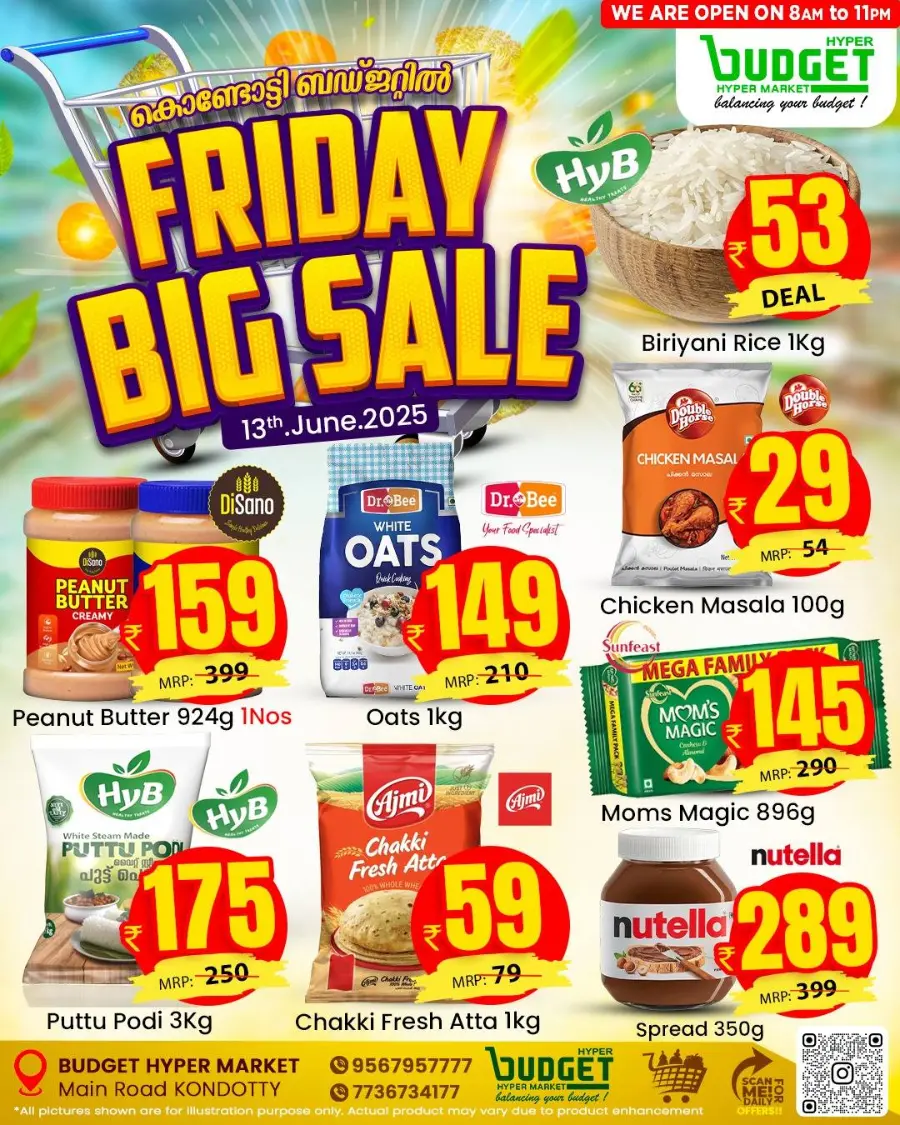 Friday Offer In Budget Hypermarket Malappuram