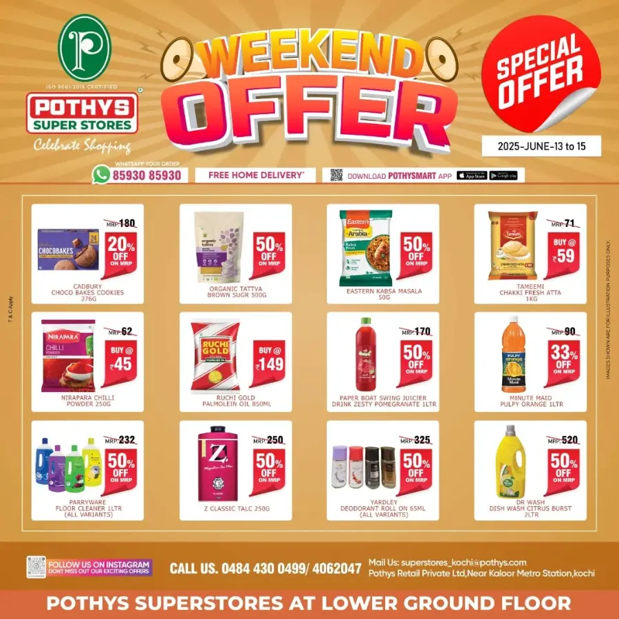 Weekend offer In Pothys Superstores Ernakulam