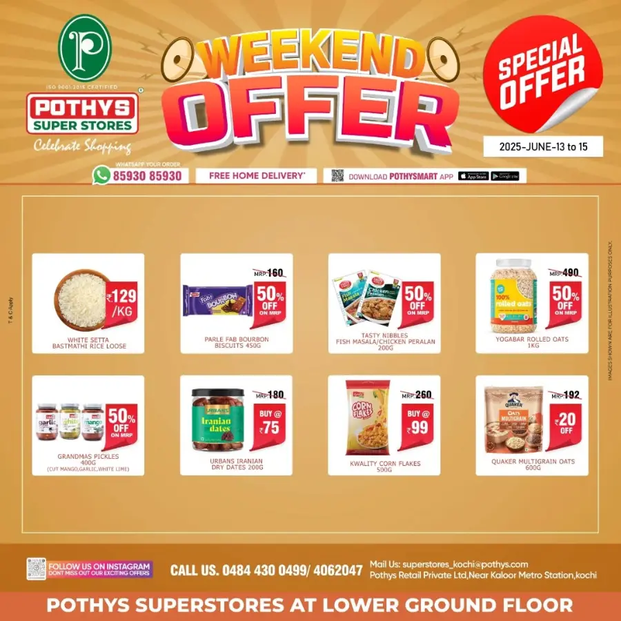 Weekend offer In Pothys Superstores Ernakulam