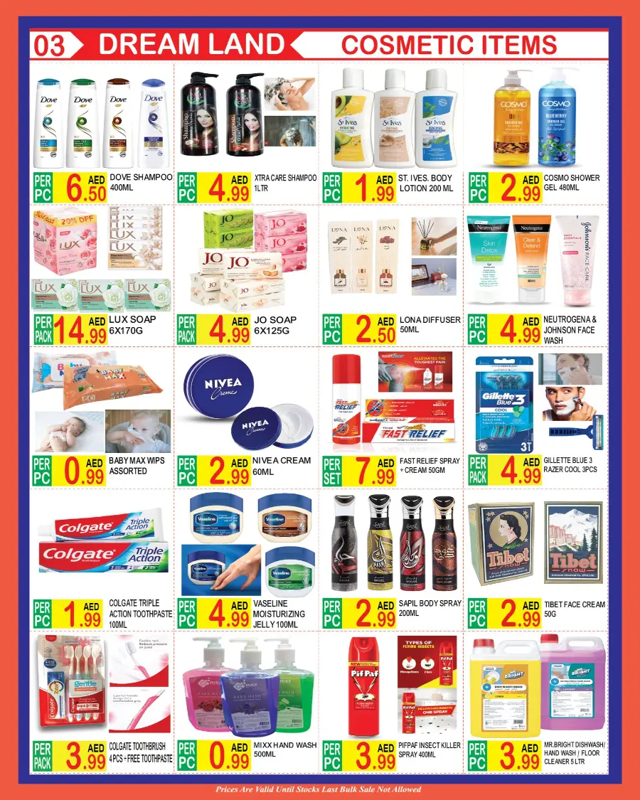 Big Sale In Dream Land Center Dubai