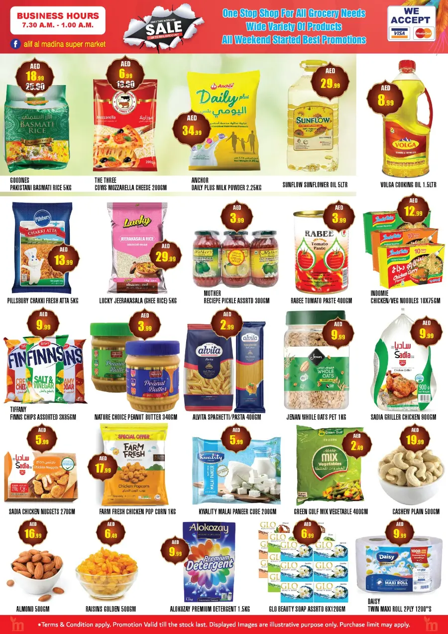 Weekend Sale In ALIF Al Madina Dubai