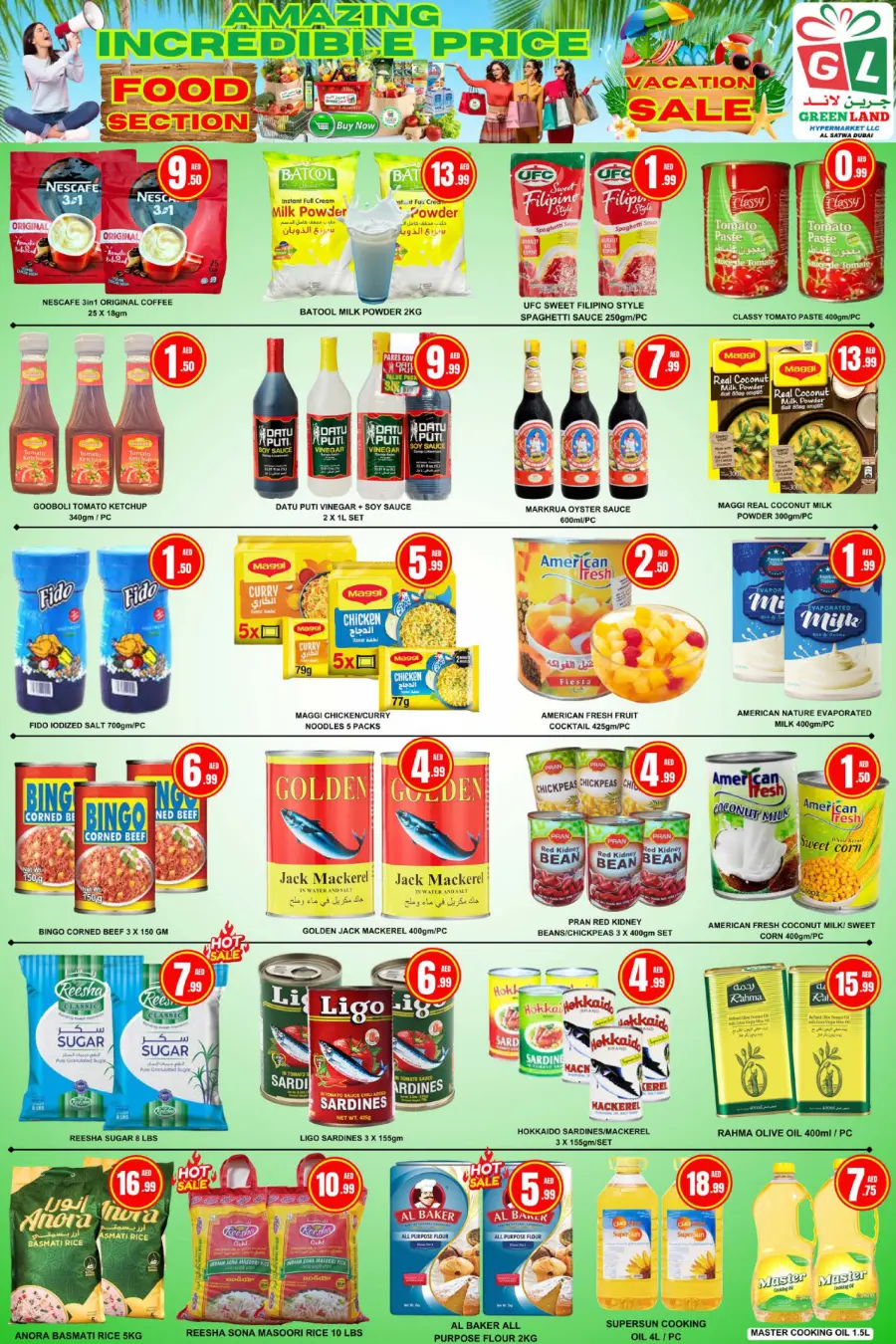 Amazing Vacation Offers – Your Dream Trip Awaits! In Green Land Hypermarket Dubai
