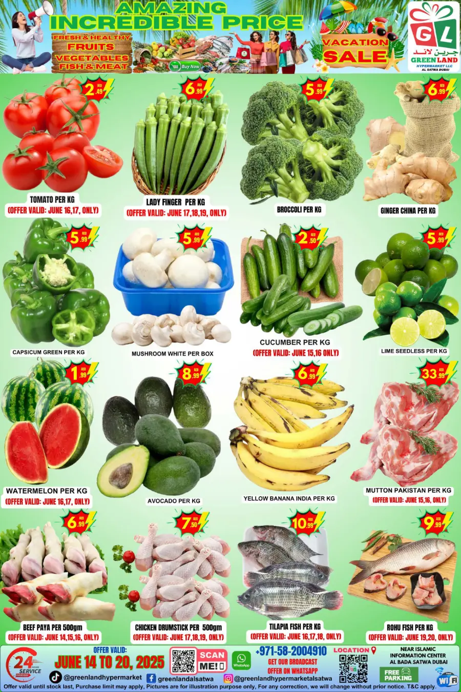 Amazing Vacation Offers – Your Dream Trip Awaits! In Green Land Hypermarket Dubai