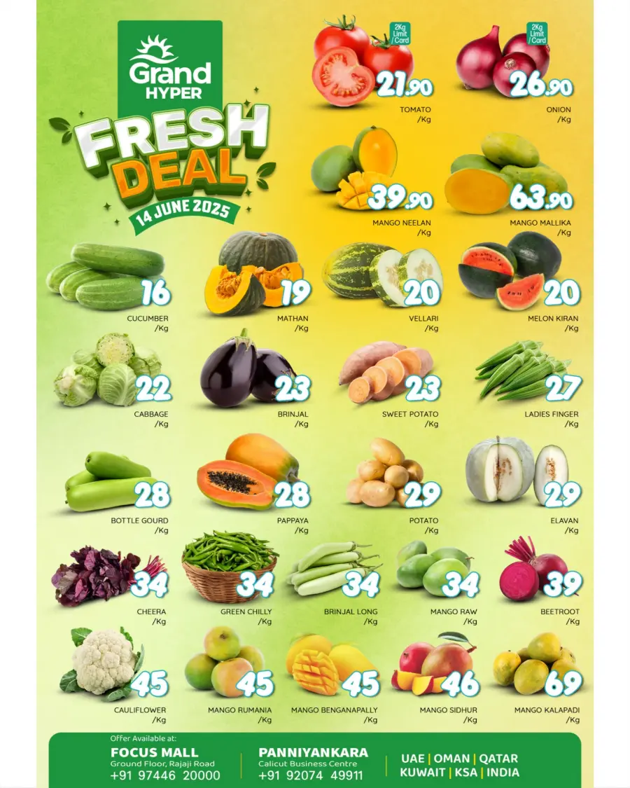 Fresh Fruits & Veggies – Big Savings Daily! In Grand Hypermarket undefined