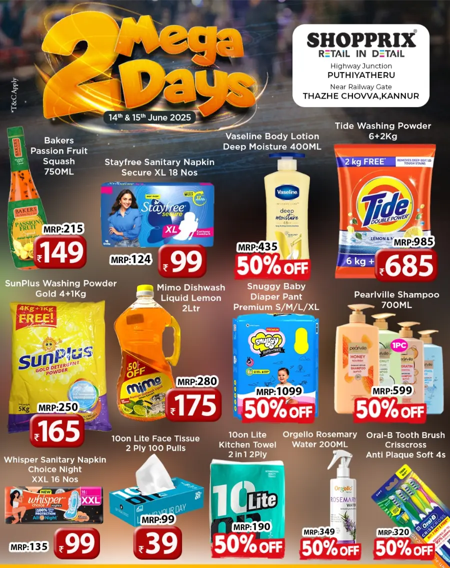 2-Day Mega Deals – Don’t Miss Out! In Shopprix Kannur