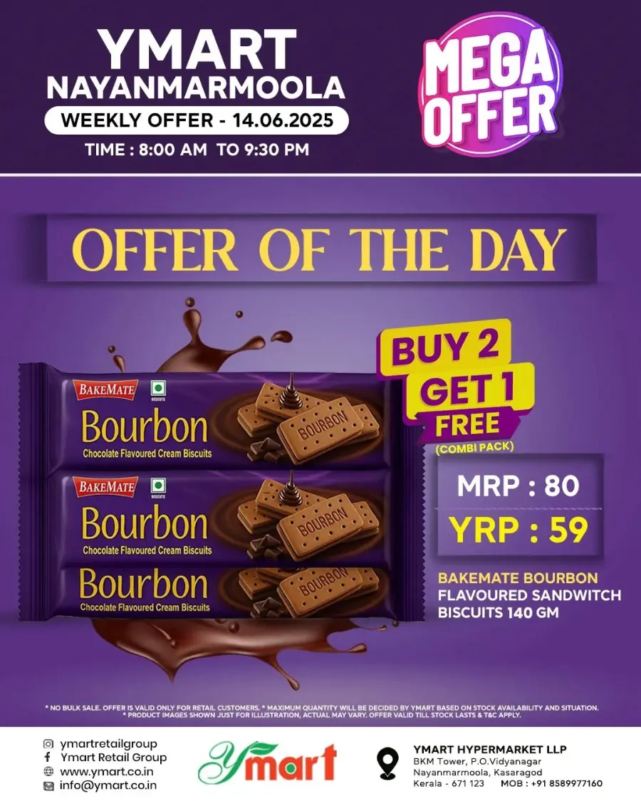 Weekend Sale – Exclusive Offers Inside! In Y Mart Hypermarket Kasaragod