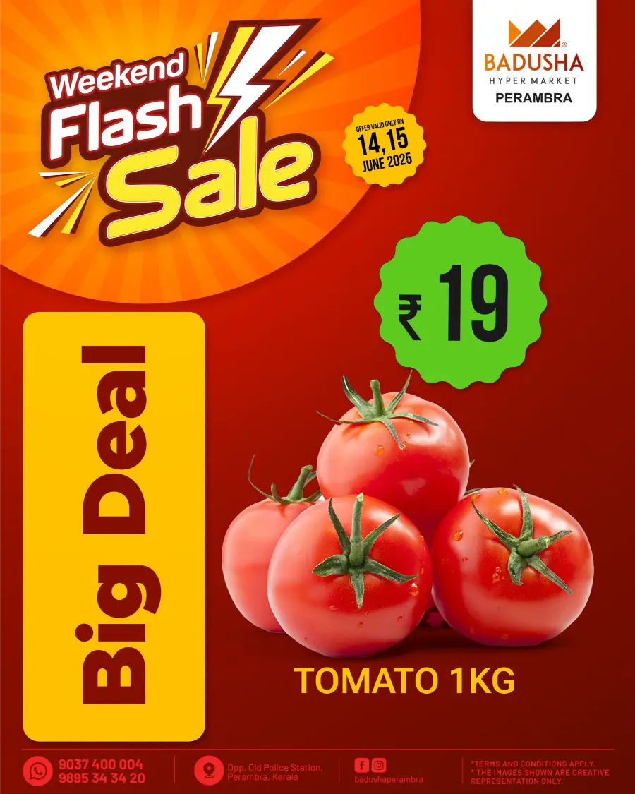 Weekend Flash Sale – Hurry, Limited Time! In Badusha Hypermarket Calicut