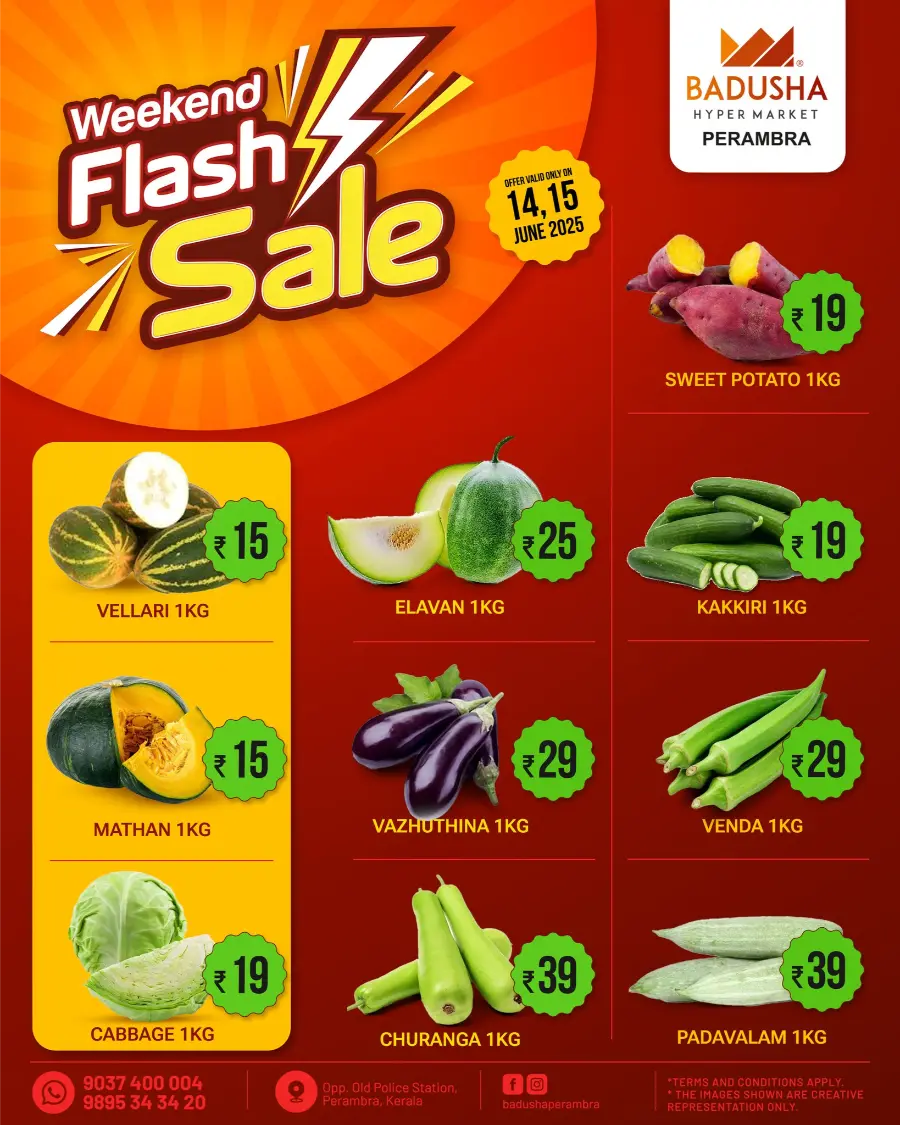 Weekend Flash Sale – Hurry, Limited Time! In Badusha Hypermarket Calicut