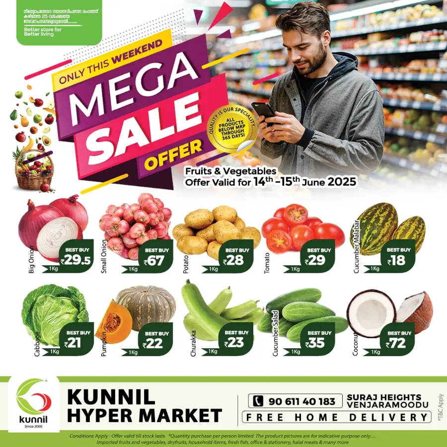 Mega Sale In Kunnil Hypermarket Trivandrum