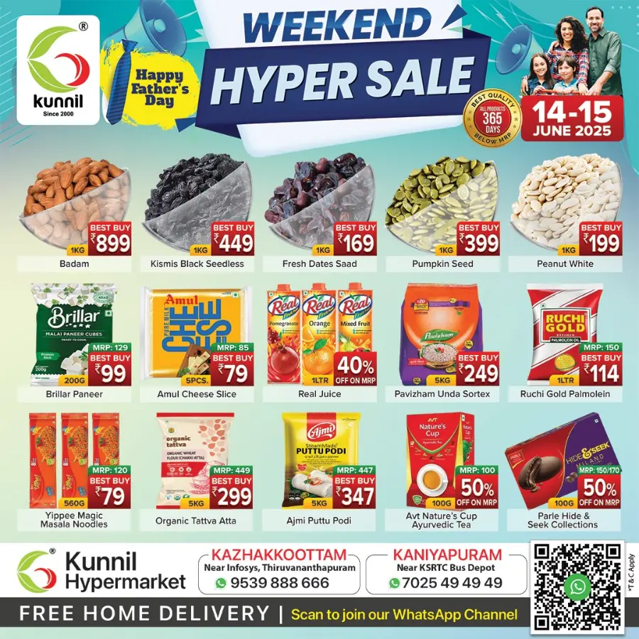 Weekend offer In Kunnil Hypermarket Trivandrum