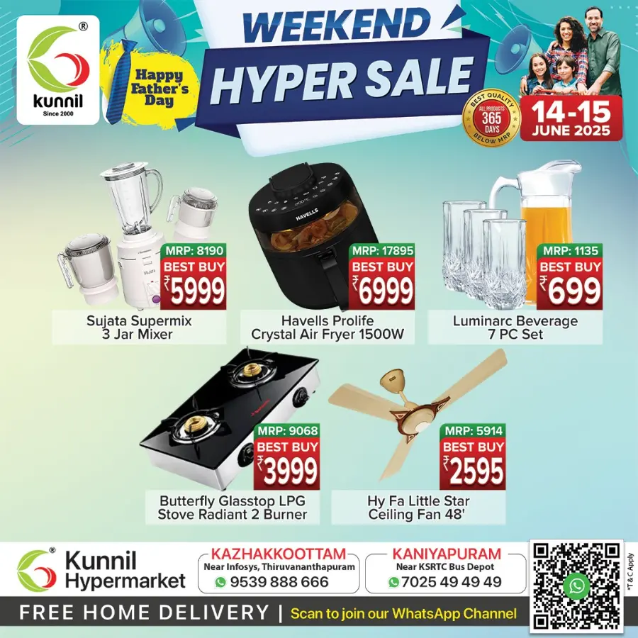 Weekend offer In Kunnil Hypermarket Trivandrum
