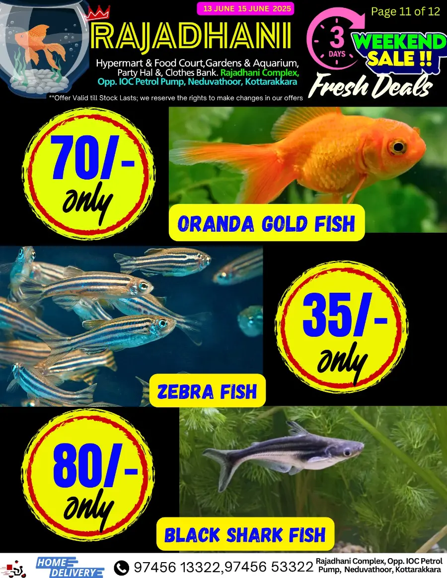 Saturday offer In Rajadhani Hypermart Kollam