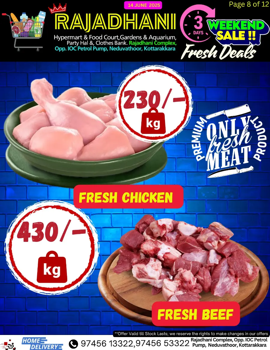 Saturday offer In Rajadhani Hypermart Kollam