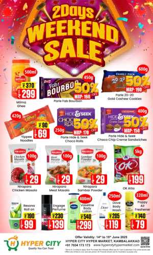 2 days offer In Hyper City Hypermarket Wayanad