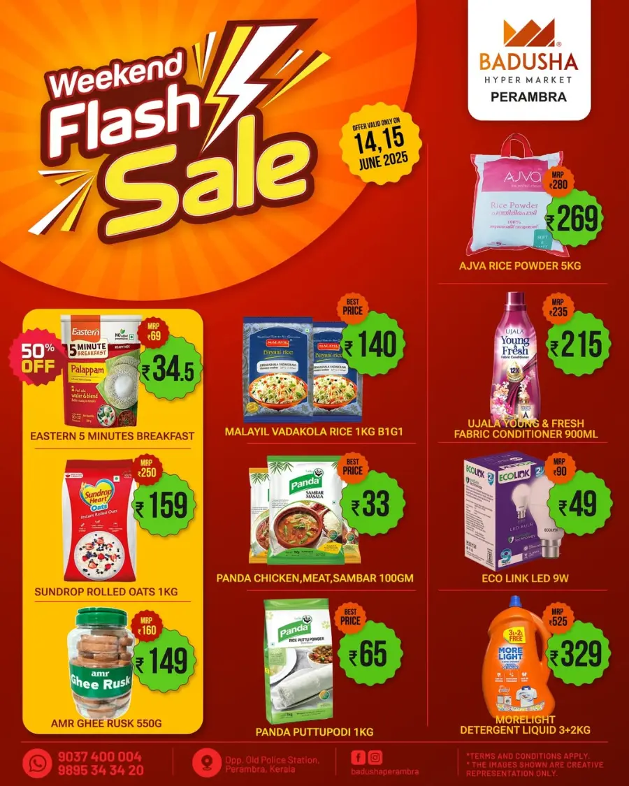 Weekend fresh deal In Badusha Hypermarket Calicut