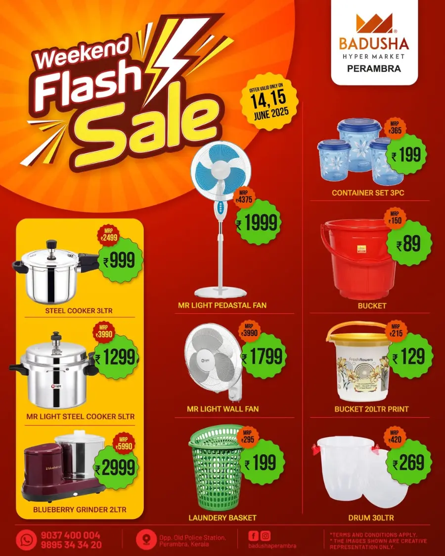 Weekend fresh deal In Badusha Hypermarket Calicut