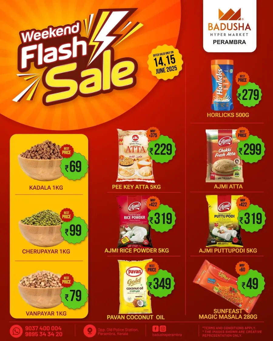 Weekend fresh deal In Badusha Hypermarket Calicut