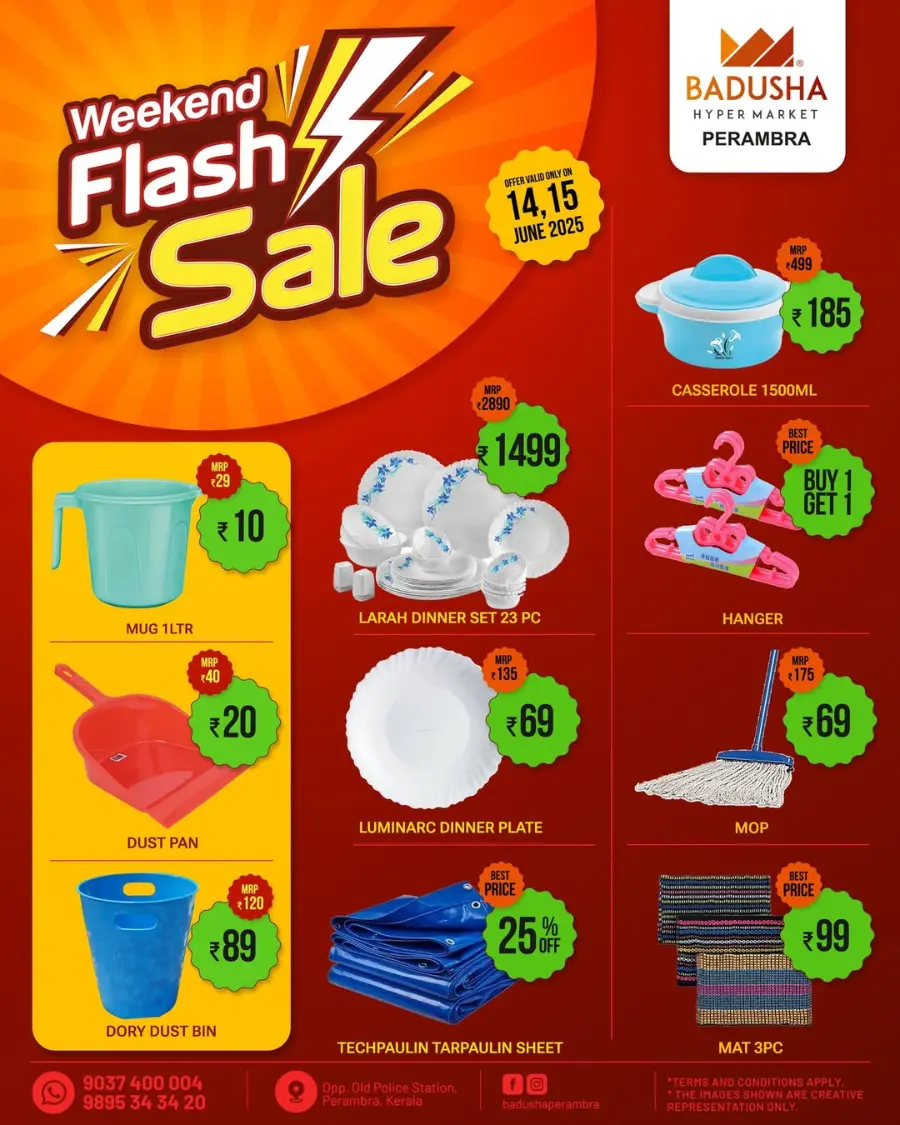 Weekend fresh deal In Badusha Hypermarket Calicut