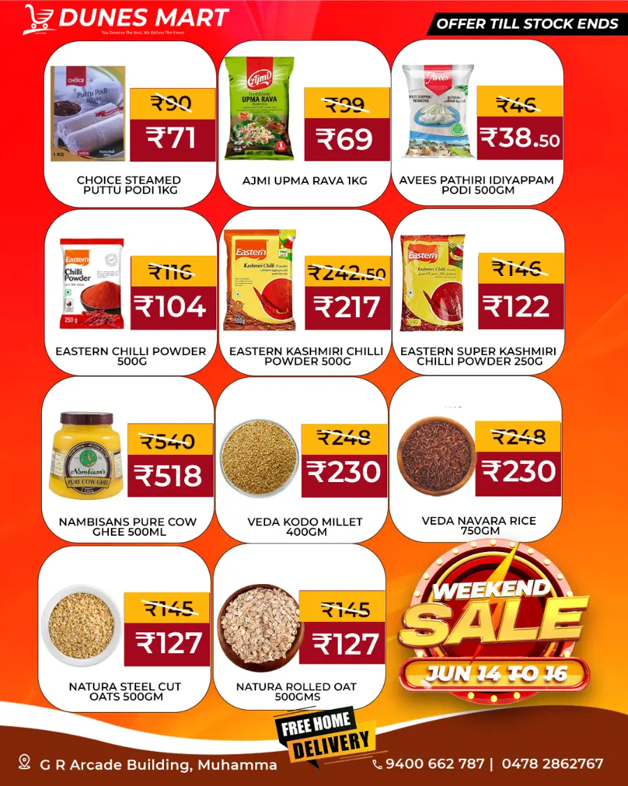 Weekend Sale In Dunes Mart Alappuzha
