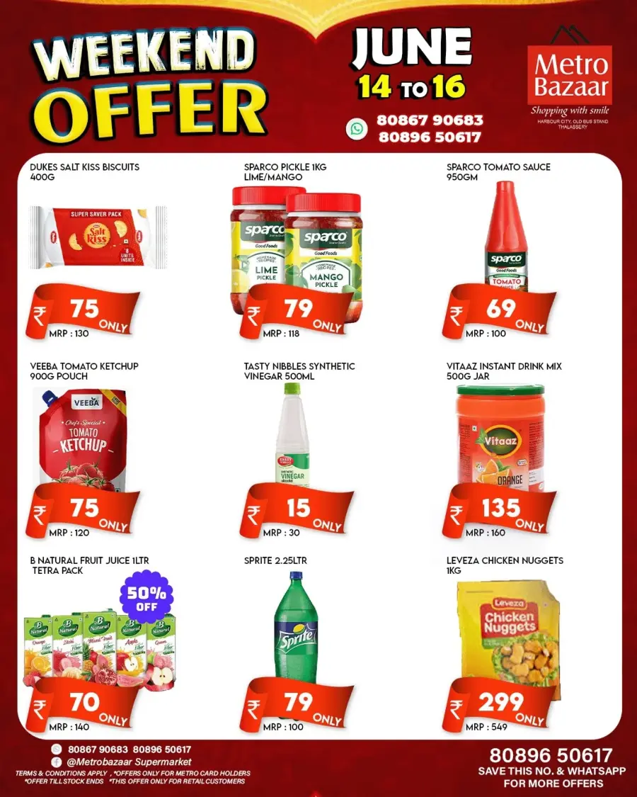 Weekend Sale In Metro Bazaar Kannur