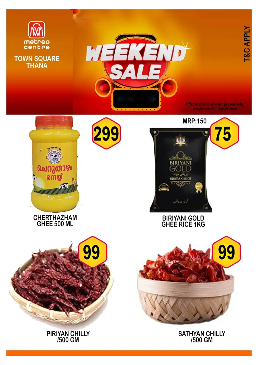 Saturday offer In Metro Centre Kannur