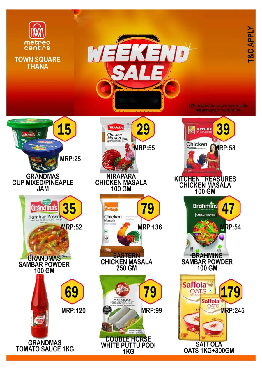 Saturday offer In Metro Centre Kannur