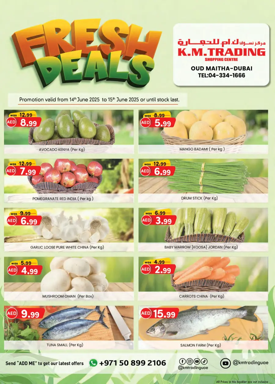 Fresh Deal In K.M Trading Dubai