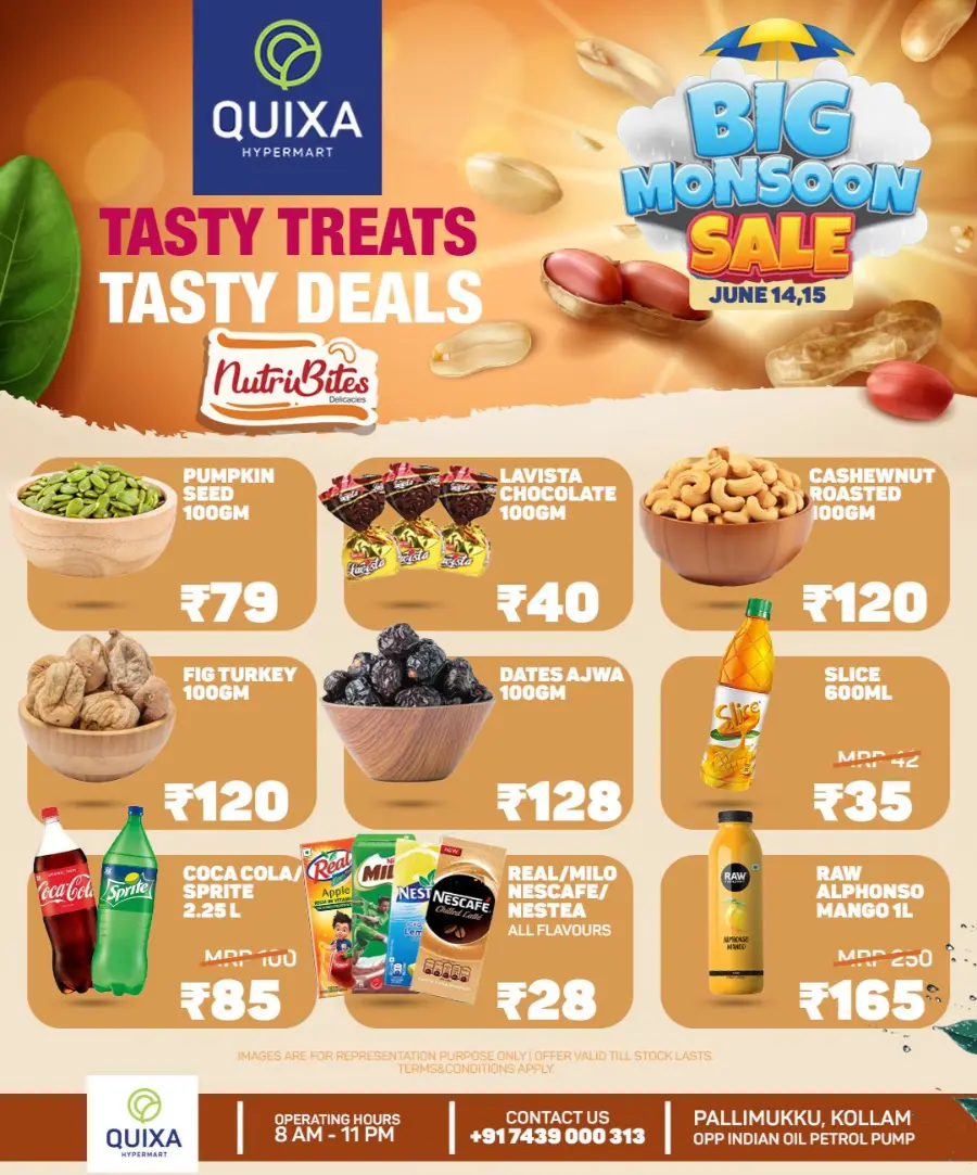 Weekend Deals In QUIXA Hypermart Kollam
