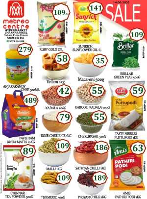 Weekend Sale – Exclusive Offers Inside! In Metro Centre Kannur