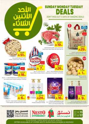 3 Days of Big Savings – Shop Now! In Nesto Hypermarket Buraidah,Ar Rass,Al Majmaah,Qaseem,Shaqraa