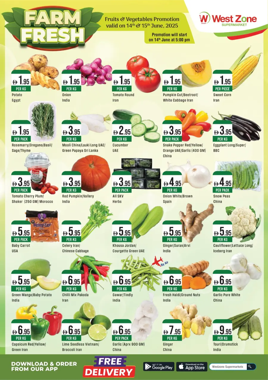 Farm Fresh Deals In West Zone Supermarket Abu Dhabi