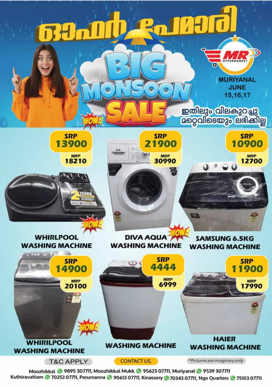 Big Monsoon Sale In MR Hypermarket Calicut