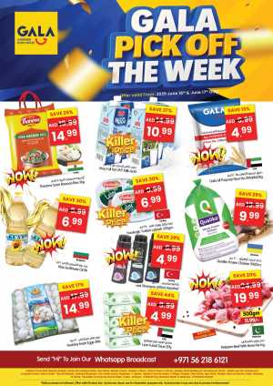 Pick Of the Week In Gala Supermarkets Dubai,Sharjah / Ajman,Ras al Khaimah