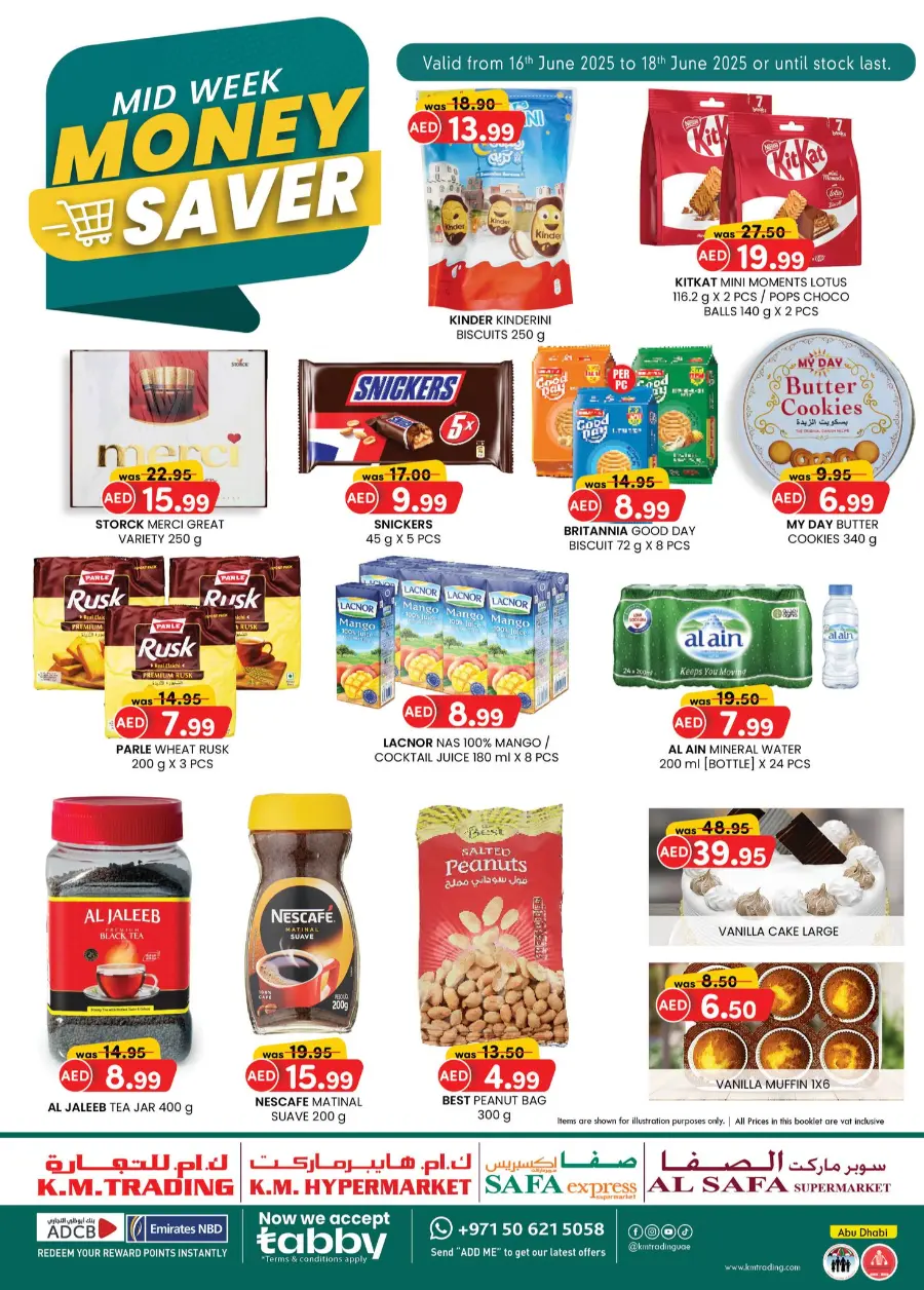 Mid Week Money Saver In K.M Trading Abu Dhabi