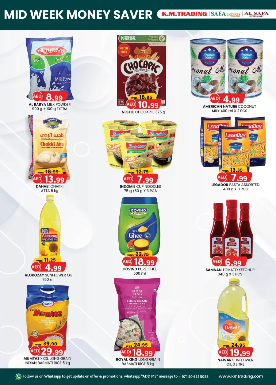 Mid Week Money Saver In K.M Trading Abu Dhabi