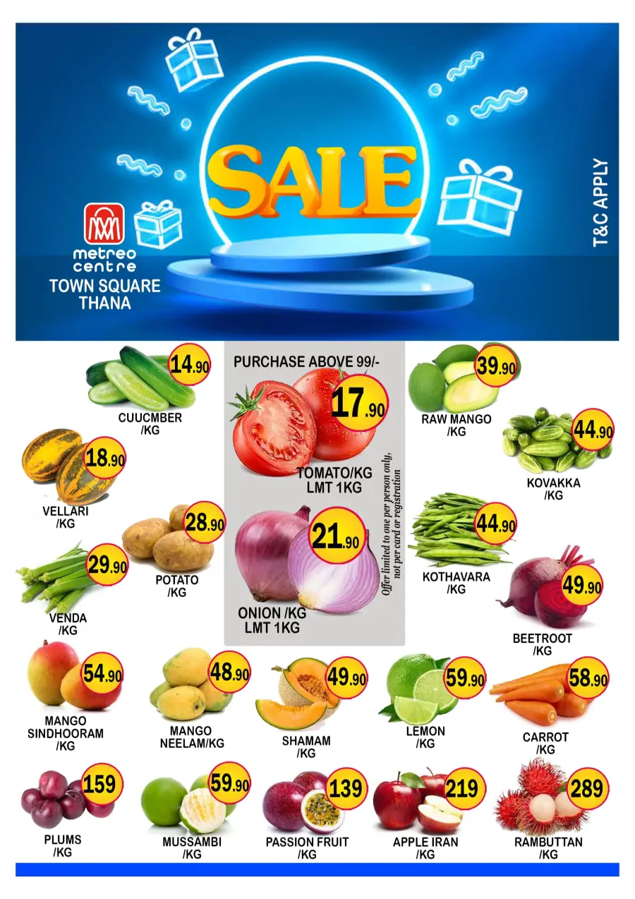 Monday offers In Metro Centre undefined
