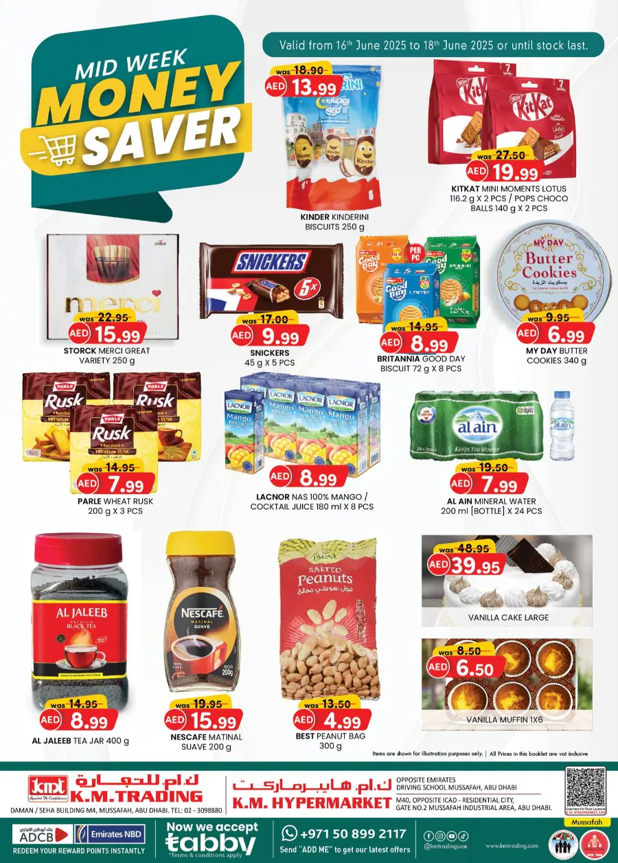 Mid Week Money Saver In K.M Trading Abu Dhabi