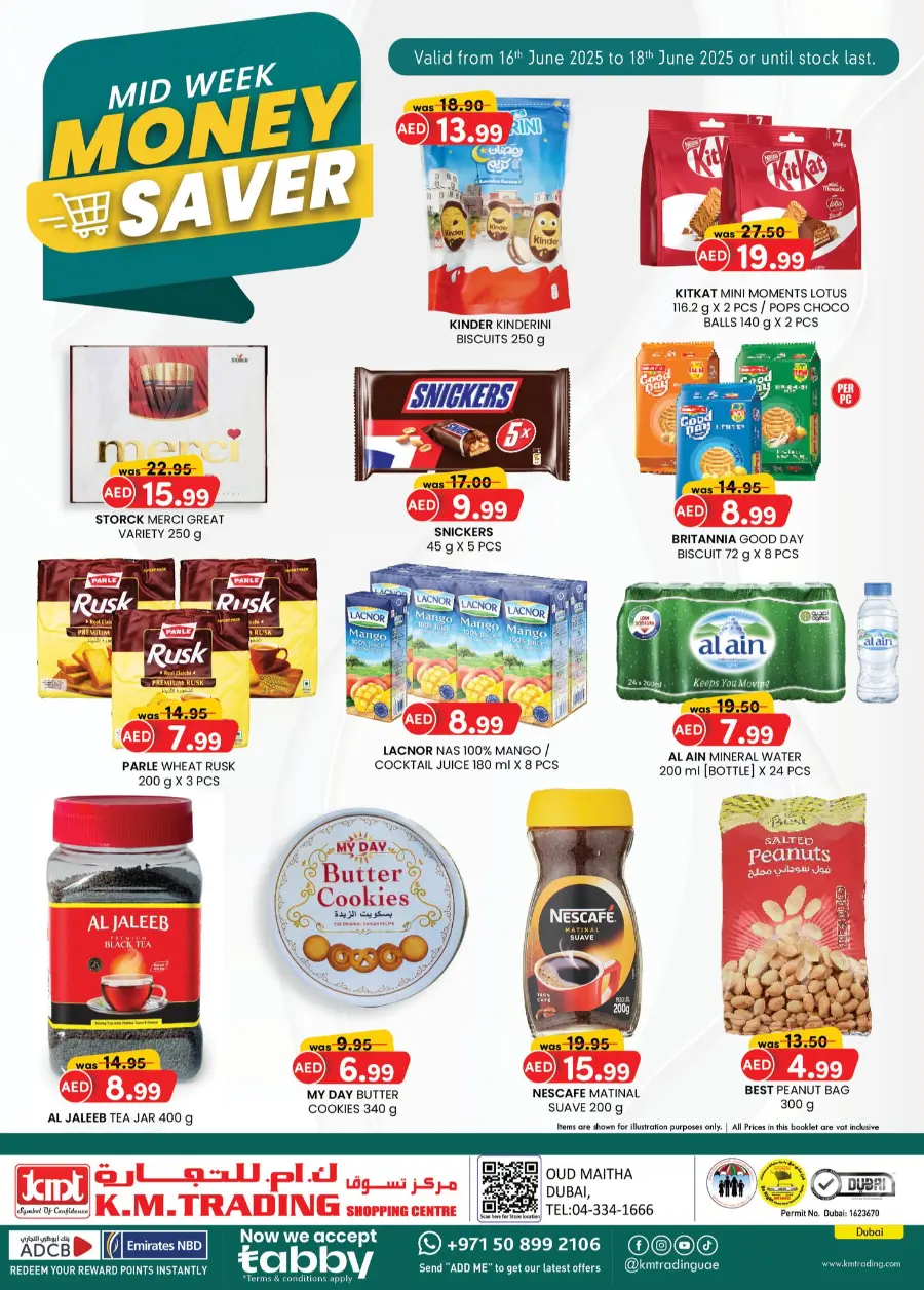 Mid Week Money Saver In K.M Trading Dubai