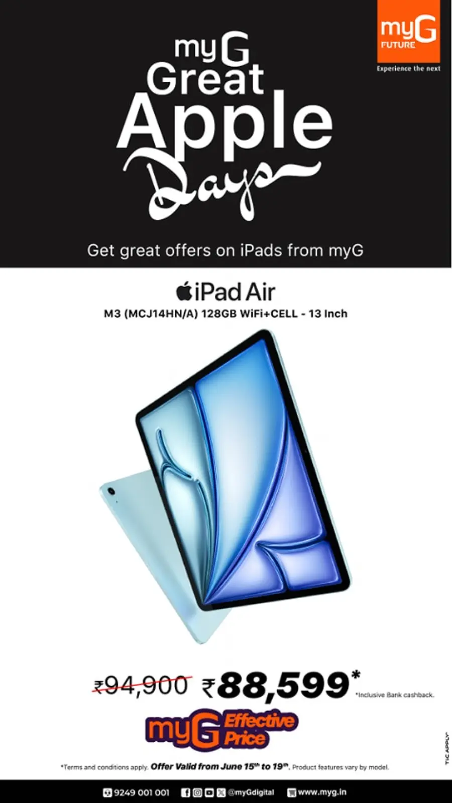 Great Apple Days In myG Future undefined